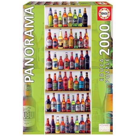 EDUCA Borrás puzzle 2000 pieces bieres du monde-ré 18010