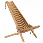 Chilienne en bois ecochair (coussin offert) aulne