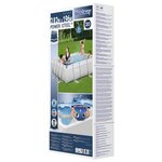 Bestway ensemble de piscine power steel rectangulaire 282x196x84 cm