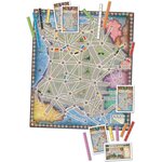 Les aventuriers du rail - extension : france/old west - asmodee - jeu de société - jeu de plateau