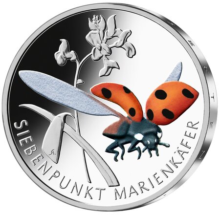 Pièce de monnaie 5 euro Allemagne 2023 A BE – Coccinelle à sept points