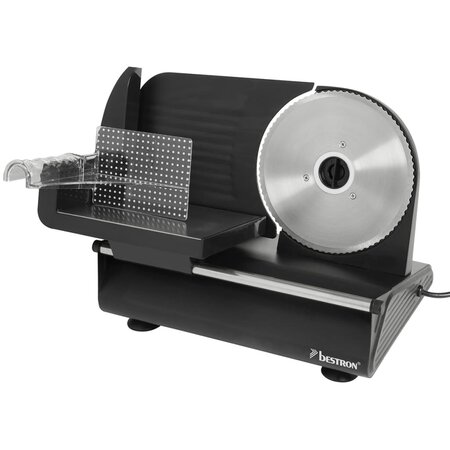 Bestron Trancheuse alimentaire 150 W Acier inoxydable AFS9003