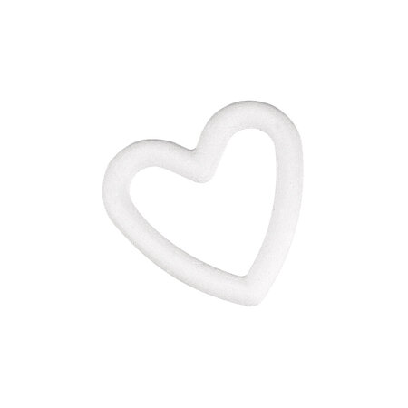 Coeur en Polystyrènes 15 cm