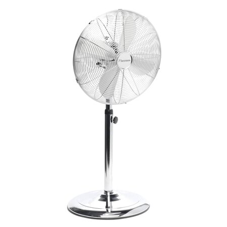 Ventilateur sur pied chromé 45 cm 50 W Bestron DFS45S