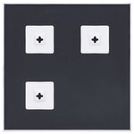 vidaXL Miroir Blanc 70x70 cm