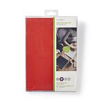 Nedis Folio Case Protection a rabat pour tablette polyuréthane rouge