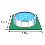 Kit piscine hors sol acier ø 550 cm