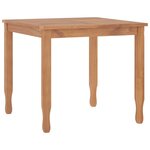 vidaXL Ensemble à dîner de jardin 5 Pièces Bois de teck massif