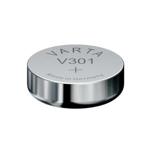 Pile oxyde argent pour montres v301 (sr43) 1 55 volt varta