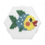 Midi pot rose 4000 perles +3 plaques couleurs