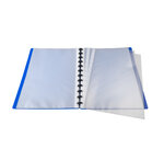 Protège-documents À Anneaux Et Pochettes Détachables 60 Vues - A4 - Bleu - X 4 - Exacompta