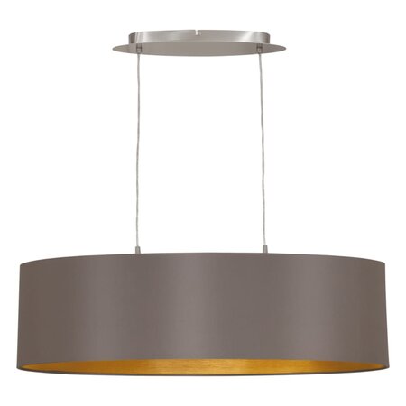Eglo lampe suspendue maserlo 78 cm cappuccino 31614