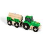 Brio World Tracteur et Remorque  - Accessoire pour circuit de train en bois - Ravensburger - Mixte des 3 ans - 33799