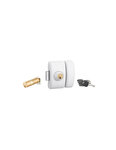 THIRARD - Verrou double entrée Universel ajustable pour entrée  HG 5+  dim. cylindre de 35 à 80mm  acier  5 clés  epoxy blanc