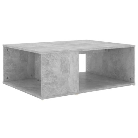 vidaXL Table basse Gris béton 90x67x33 cm Aggloméré