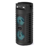 INOVALLEY KA01 - Enceinte lumineuse Bluetooth 100W - Fonction Karaoké - 2 Haut-parleurs - Lumieres LED colorées  - Port USB