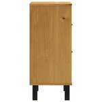 vidaXL Table de chevet FLAM 40x35x80 cm bois de pin massif