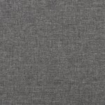 vidaXL Chaise de relaxation avec tabouret Gris clair Tissu