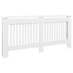 vidaXL Cache-radiateur Blanc MDF 172 cm