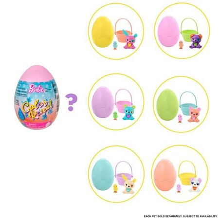 Barbie color reveal oeuf surprise (modele aléatoire)
