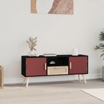 vidaXL Meuble TV avec portes 105x30x45 cm bois d'ingénierie