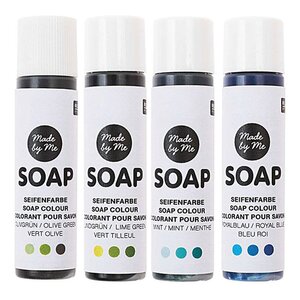 4 colorants 10 ml pour savon - Aquatique