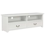 vidaXL Meuble TV Blanc 120x30x40 cm Bois