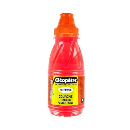Gouache Néfertari Fluo Rouge en 250 ml CLÉOPÂTRE