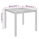vidaXL Ensemble de salle à manger de jardin 5 Pièces avec coussins Gris