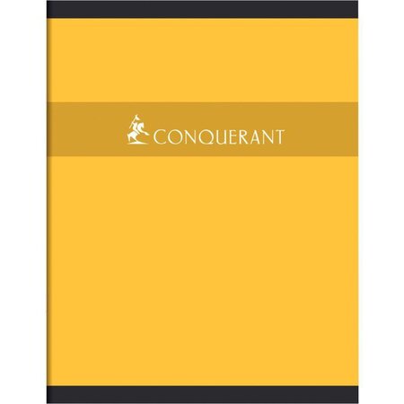 Cahier scolaire piqûre papier 70 grammes Couverture carte assortie 17x22 cm 96 pages grands carreaux