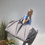 Madison Housse de coussins d'extérieur 125 x 32 x 50 cm Gris