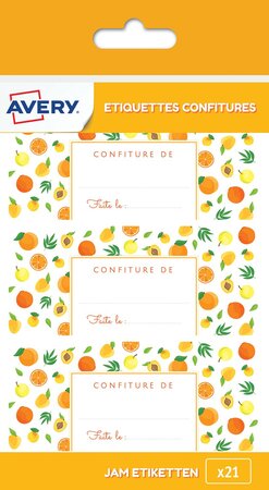 Étiquettes confiture