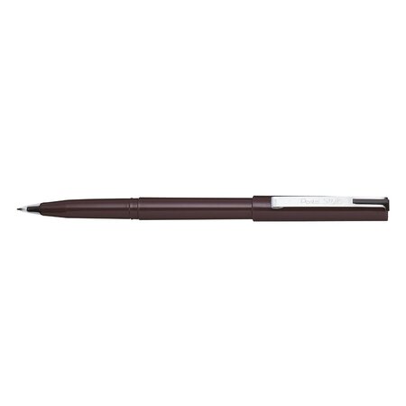 Stylo feutre jm 20 plume plastique tracé fin 0 45-0 55mm noir pentel