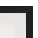 vidaXL Cadres photo 3D 3 Pièces Noir 23x23 cm pour photos 13x13 cm