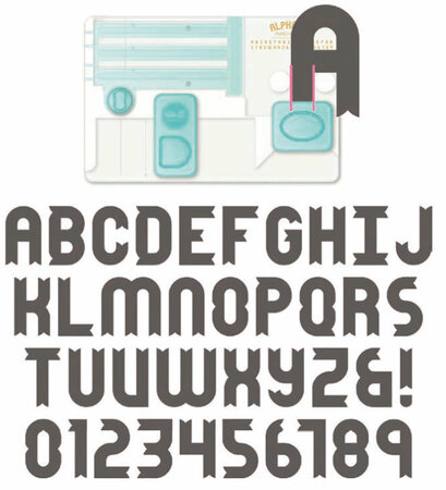 Punch Board Alphabet WeR (perforatrice à lettres)
