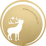 Pièce de monnaie en Argent 500 Togrog g 15.57 (1/2 oz) Millésime 2017 Mongolian Nature ROARING DEER