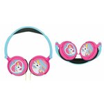 LEXIBOOK - LICORNE - Casque Audio Stéréo, Puissance sonore Limitée, Pliable et Ajustable