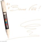 Marqueur Posca Beige PC1MC Pointe conique extra-fine