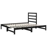 vidaXL Lit coulissant 2x(90x190) cm Bois de pin massif