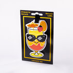 Étiquette pour bagage - cocktail