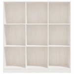 vidaXL Bibliothèque/Séparateur de pièce Blanc 104x33 5x110 cm Pin