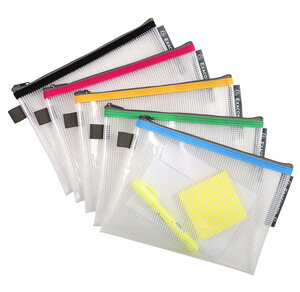 Pochette À Fermeture Éclair En Plastique Souple - X 10 - Exacompta