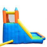 Château aquatique gonflable pour enfants 4m - aire de jeux avec escalade  tobbogan et piscine - aqua park