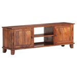 vidaXL Meuble TV Marron miel 120x30x41 cm Bois d'acacia massif