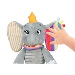 CLEMENTONI Disney Baby - Peluche Premieres activités Dumbo - Jeu d'éveil