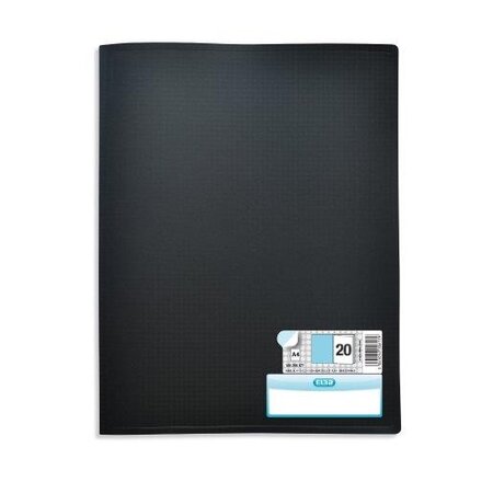 Protège-documents 'Memphis' format A4 20 pochettes Noir ELBA