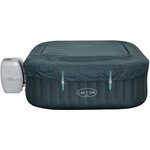 Bestway spa gonflable carré lay-z-spa ibiza airjet - 4 a 6 personnes - 180 x 180 x 66 cm