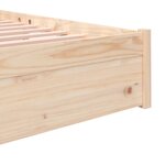 vidaXL Cadre de lit 200x200 cm bois de pin massif