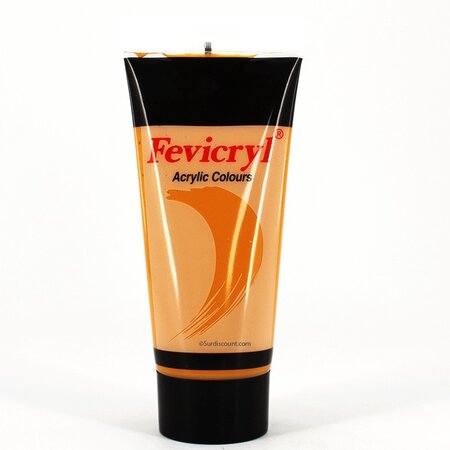Peinture acrylique en tube ocre jaune 200ml - amt
