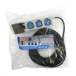 ProPlus Unité d'alimentation de tente/remorque 20 m 3 x Schuko
